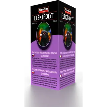 Elektrolyt holubi 0,5 l Pro rychlou renegeneraci, při průjmech, přehřátí organismu