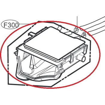 Originální tělo násypky ACZ69261703 pro pračku LG