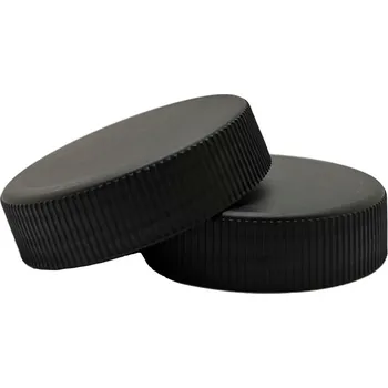 Víčko na zavařovací sklenici Víčko plastové 66 černé se závitem