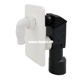 Sifon TEXIM Sifon pračkový podomítkový bílý