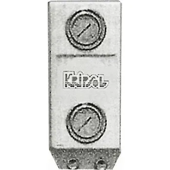 Rozvaděč Vágner Pool Dvojitý vertikální panel s dvěma glycerinovými manometry