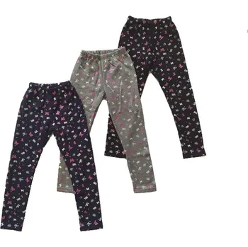 SEAGULL DÍVČÍ LEGÍNY ZATEPLENÉ "BOW" Barva: šedá, Velikost: 8 let (128)