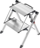 Hailo MK80 ComfortLine - 2stupňové hliníkové skládací schůdky malé 4310-100