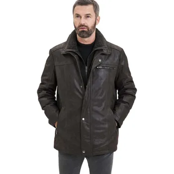 Pánská casual bunda Recenze KARA Simon hnědá 56