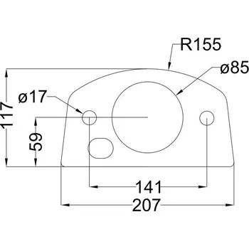 WC nádržka TEXIM Těsnící podložka WC + nádrž kombi c.9