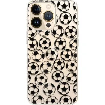 Pouzdro na mobilní telefon Odolné silikonové pouzdro iSaprio - Football pattern - black - iPhone 13 Pro Max
