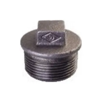 Fitinka Zátka černá 2.5" 290 litinová fitinka 2,5 palce