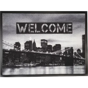 Rohožka Vstupní čistící rohožka Print Skyline City, rozměr 60x80 cm