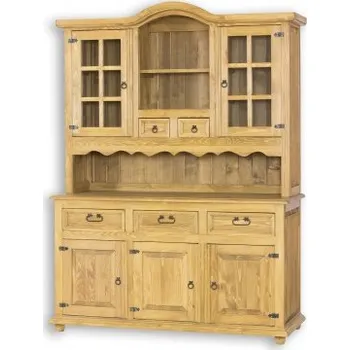 Příborník a kredenc Kredenc z masivu VIT 01 - K13 bělená borovice