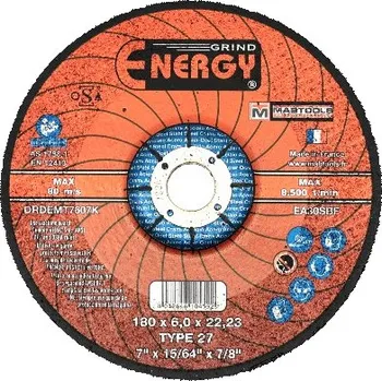 Brusný kotouč CMN-KARNASCH Brusný kotouč ocel 180 Energy Grind Typ upínání: 22,2, Použití: ocel, Tloušťka (mm): 6