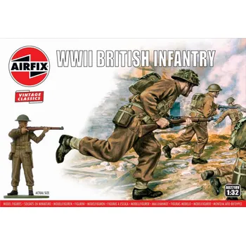 Plastikový model 1:32 WWII British Infantry (Classic Kit VINTAGE)