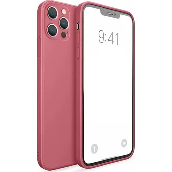 Silikonový kryt pro iPhone 13 Pro Max - Vínově červený