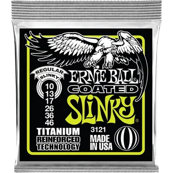 Struna pro kytaru a smyčcový nástroj Ernie Ball 3121 Titanium Regular Slinky + prodloužená záruka 3 roky