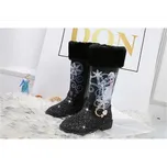 Frozen (Ledové království) Dívčí kozačky s kožíškem Ledové království (Frozen) Barva: Černá, Velikost: 27