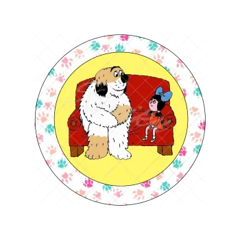 Jedlá dekorace na dort MAXIPES FÍK, VARIANTA Jedlý papír 36