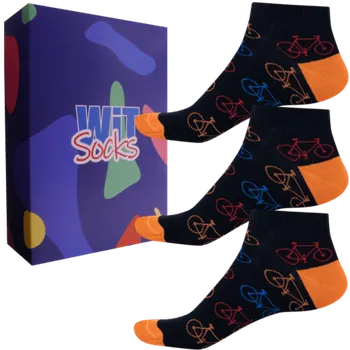 Pánské ponožky Dárkový set - Sporty - Kolo nízké 12 - velikost 39-42 (Velikost 39-42)