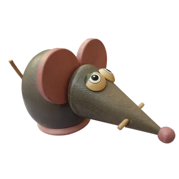 Pokladnička Pokladnička myš Šedá