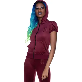 Dámská mikina mikina s kapucí dámské - Dee-Lux Velvet - KILLSTAR - KSRA003461 - XS