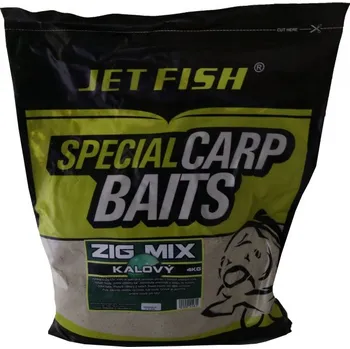 Boilies JetFish JET FISH 4kg Zig mix : KALOVÝ