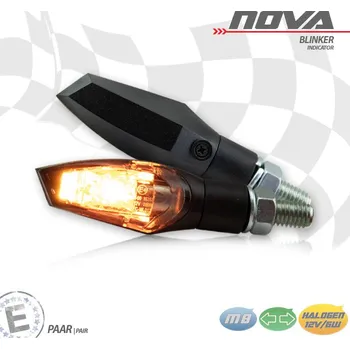 Osvětlení pro motocykl HS MOTO - Německo Blinkry NOVA tónované sklo