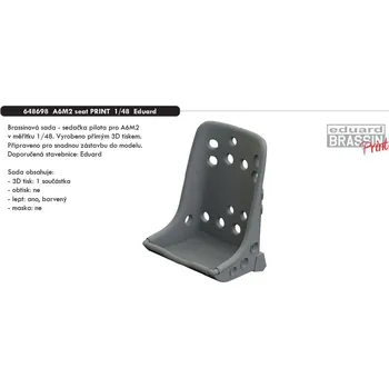 Plastikový model Eduard 1/48 A6M2 seat PRINT (EDUARD)