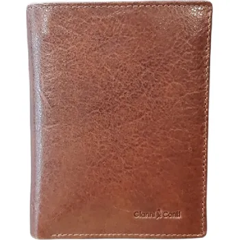 Peněženka Pánská kožená peněženka Gianni Conti hnědá 4037117 brown