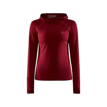 Dámská mikina W Mikina CRAFT ADV Charge Hooded Sweater červená L