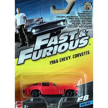 Toys Auto Fast and Furious Lettys Corvette Coupe 1966