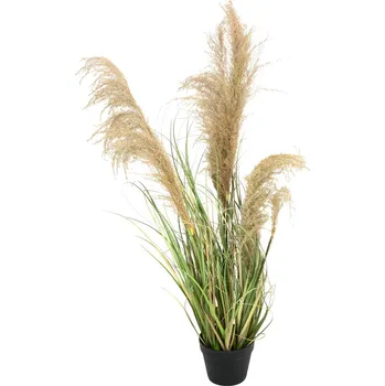 umělá květina Čínská tráva s chmýřím, 110 cm