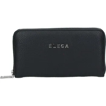 Peněženka Velká zipová peněženka Mopsy černá adrie/stříbro