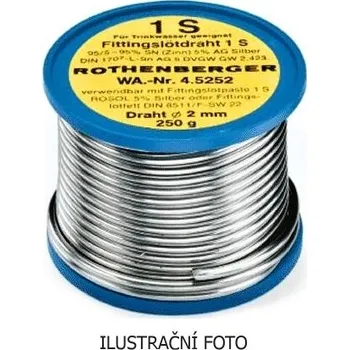 Páječka Letovací drát, cínová pájka, cín S-Sn60Pb40E průměr 1mm na cívečce 100gramů