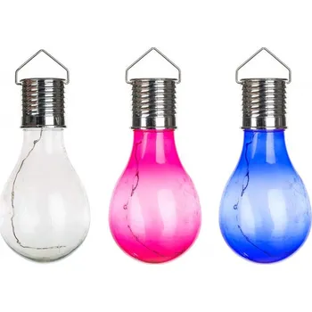 Zahradní dekorace HAPPY GREEN Lampa solární BULB,mix barev