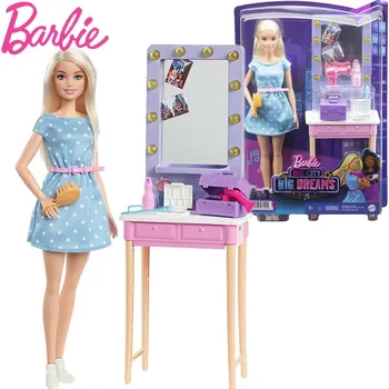 Panenka Mattel Barbie Big City Big dreams Panenka a kosmetický stolek