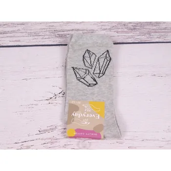 Dámské ponožky CNB BERLIN Ponožky DE 34979 šedé s diamanty velikosti ponožek: 26-28 (EUR vel. 39-42)