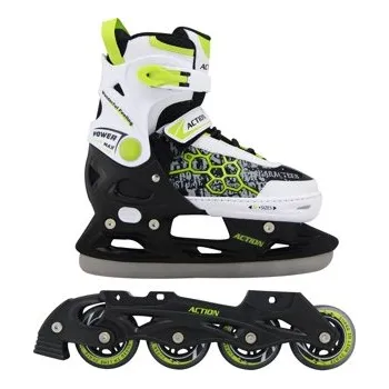 Zimní brusle ACRA roztahovací brusle vyměnitelný podvozek 29-32