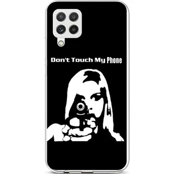 Pouzdro na mobilní telefon Kryt Samsung A22 silikon Don't Touch Gun (obal neboli pouzdro na Samsung A22)