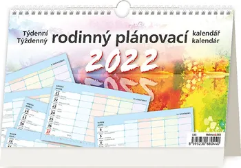 Kalendář Helma365 Týdenní rodinný plánovací kalendář 2022
