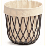 Univerzální koš UNIQUBO s látkovým vkladem antracit 44,7cm