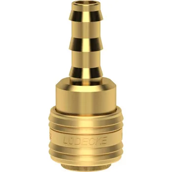 ES 10 TH (rychlospojka Standard 10mm Push-lock, DN7.2, mosaz)