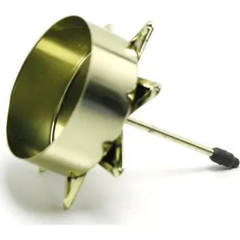 Vánoční svícen Habaček 32574 bodec zlatý 4 ks 6 cm