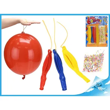 Karnevalová maska Mikro trading Sada balónků s kuličkami - 3 ks