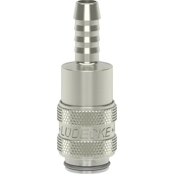 Příslušenství pro vzduchotechniku ESMN 8 T (rychlospojka Mini 8mm, DN5, mosaz nikl.)