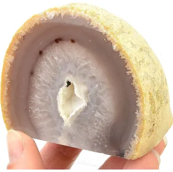 Přírodní kámen Achátová stojící geoda (291g)