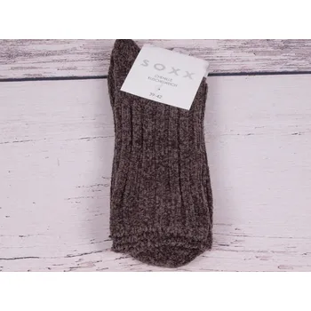 Dámské ponožky CNB BERLIN Teplé ponožky DE 37716 hebké žinylkové tm. šedé velikosti ponožek: 23-25 (EUR vel. 35-38)