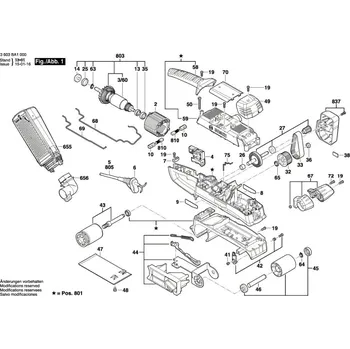 Bosch řemenice pro pásové brusky PBS 75 A/AE