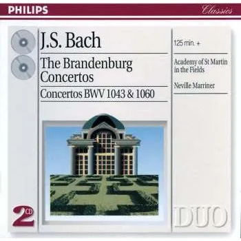 2CD Johann Sebastian Bach: The Brandenburg Concertos - Concertos BWV 1043 & 1060 2002