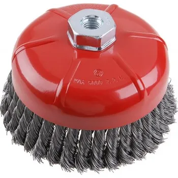 Brusný kartáč Rotační kartáč hrnkový, copy 150mm, Festa