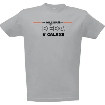 Tričko s potiskem Nejlepší děda v galaxii pánské
