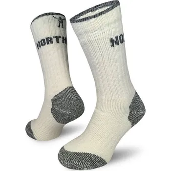 Pánské termo ponožky Northman Arctic Track Merino bílé M (39-41)
