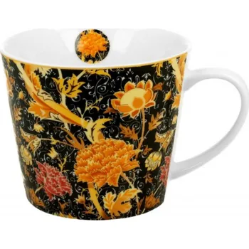 DUO Gifts DG - Velký porcelánový hrnek William Morris CRAY FLORAL v dárkové krabičce - 610 ml